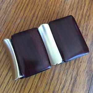 Brown and gold chunky bracelet